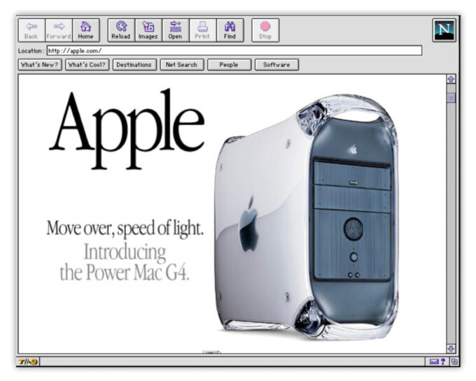 Image of Apple Power Mac G4, a personal computer 