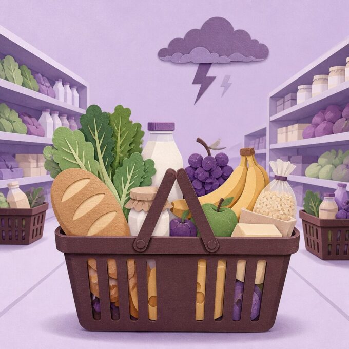 UK Food Inflation Falls Despite Energy Shock