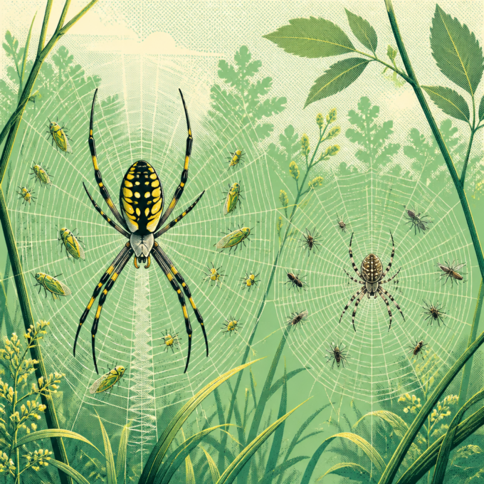 Joros and Native Orb Weavers Differ in Diet