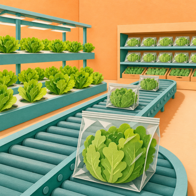 Norway's Automated Farm Sends Lettuce to Stores