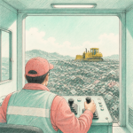 Remote Bulldozer Improves Landfill Safety