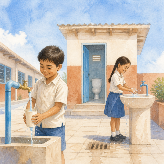 Basic WASH Access Rises in Schools Worldwide