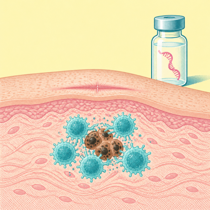 mRNA Combo Cuts High-Risk Melanoma Relapse