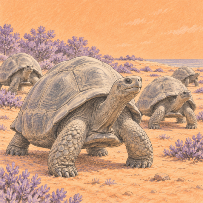 Giant Tortoise Numbers Hit Record on Aldabra