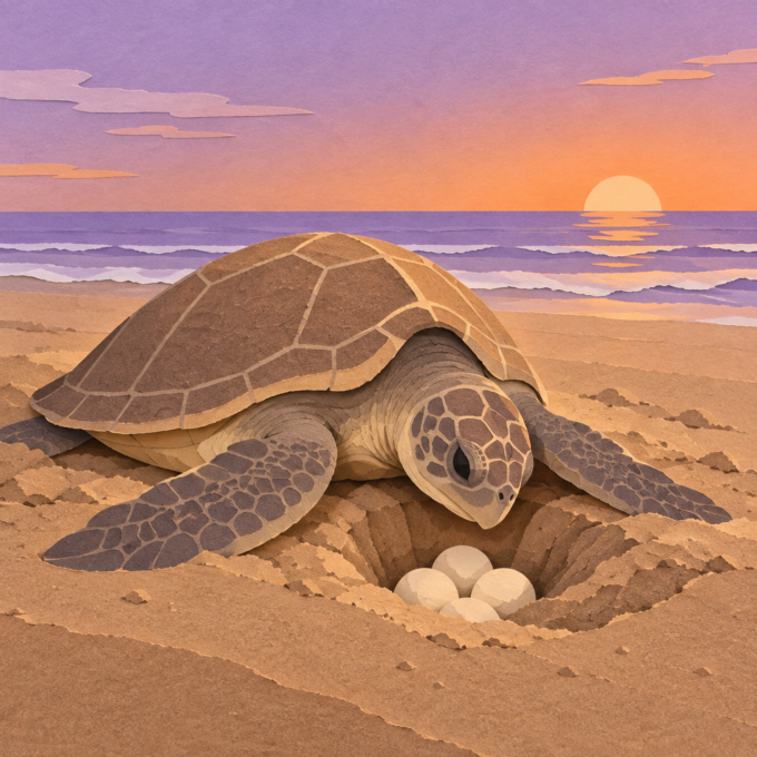Sea Turtle Nests on California Coast for First Time on Record